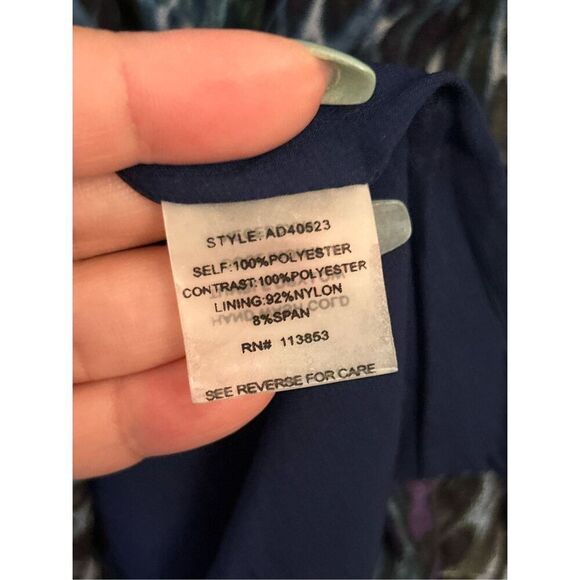 NWT Sugarlips Chiffon Bubble Hem Dress size S Whimsygoth fairy artsy water color - Picture 5 of 8